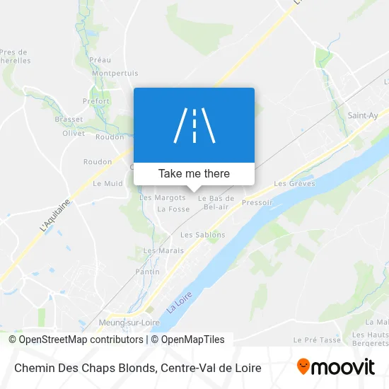 Chemin Des Chaps Blonds map
