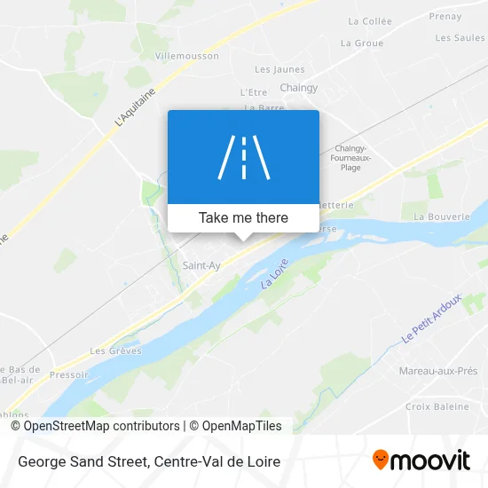 Rue George Sand map