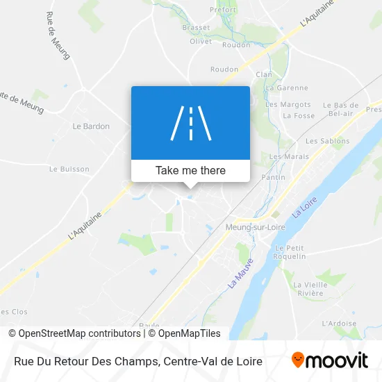 Rue Du Retour Des Champs map