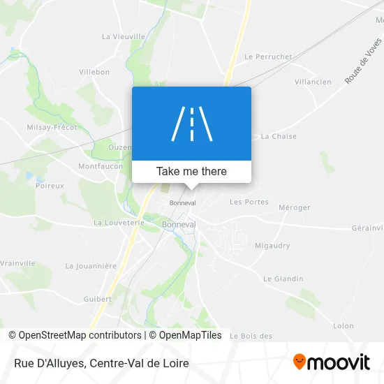 Rue D'Alluyes map