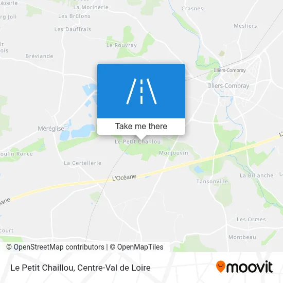 Le Petit Chaillou map