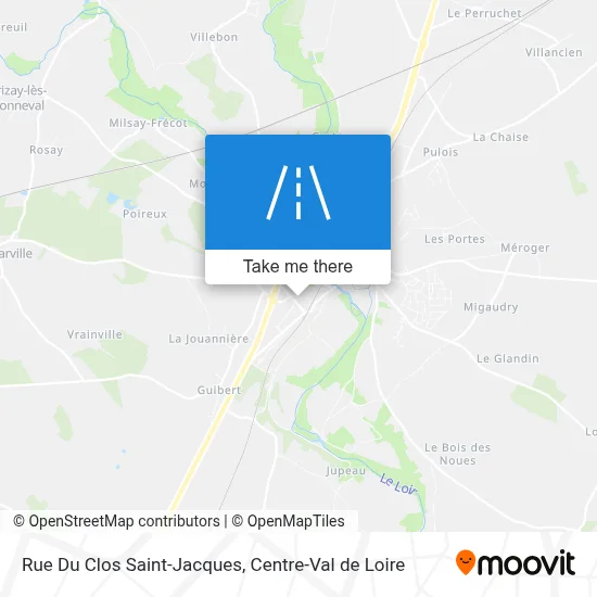 Rue Du Clos Saint-Jacques map