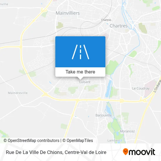 Rue De La Ville De Chions map