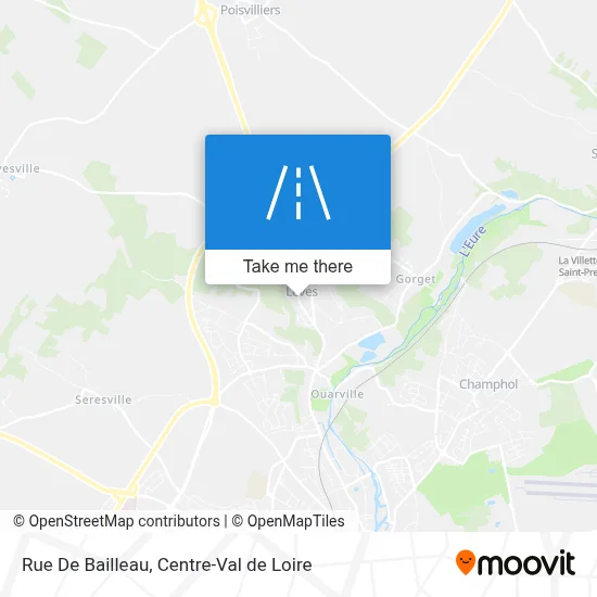 Rue De Bailleau map