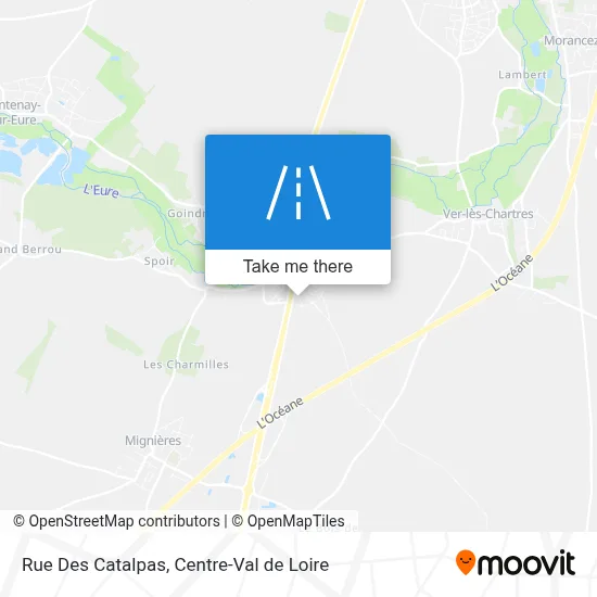 Rue Des Catalpas map