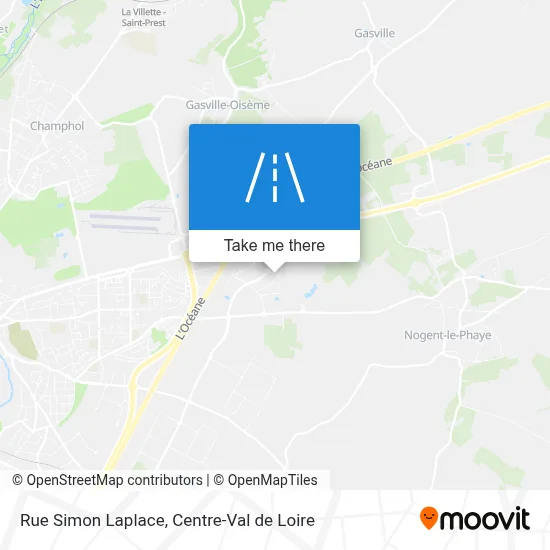 Rue Simon Laplace map