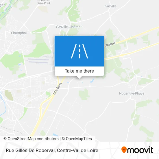 Rue Gilles De Roberval map