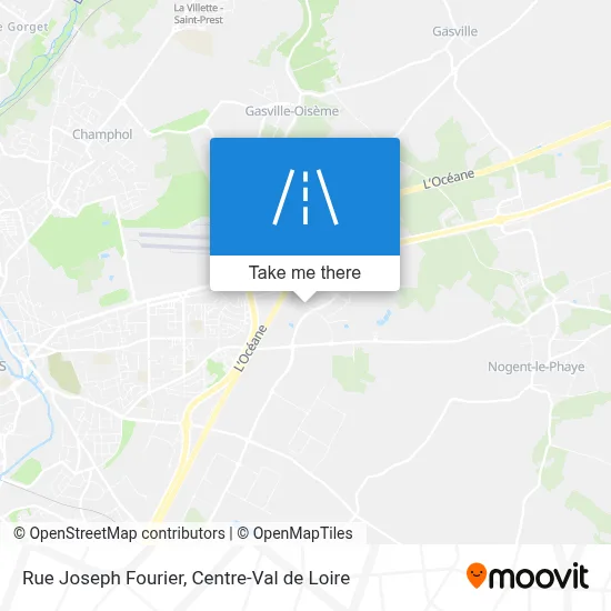 Rue Joseph Fourier map