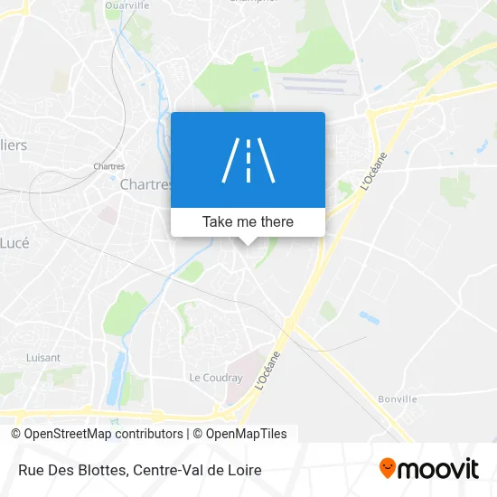 Rue Des Blottes map