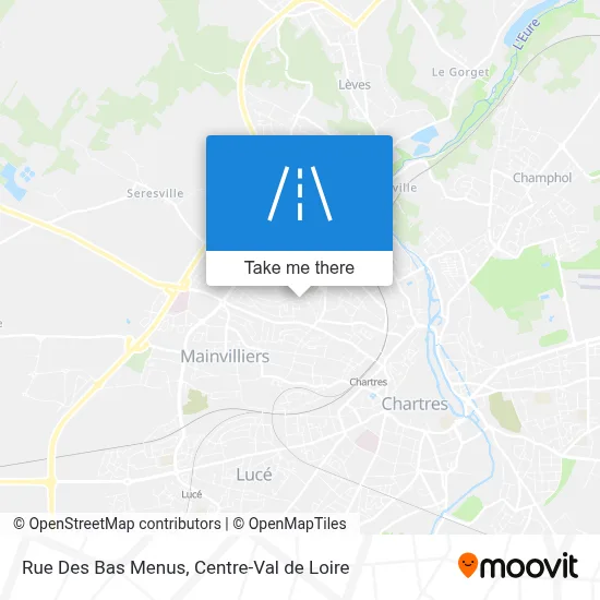Rue Des Bas Menus map