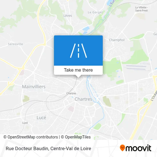 Rue Docteur Baudin map