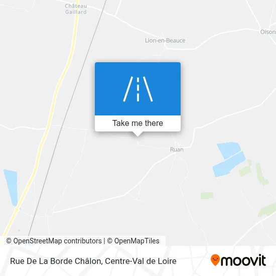 Rue De La Borde Châlon map