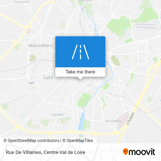 Rue De Villaines map