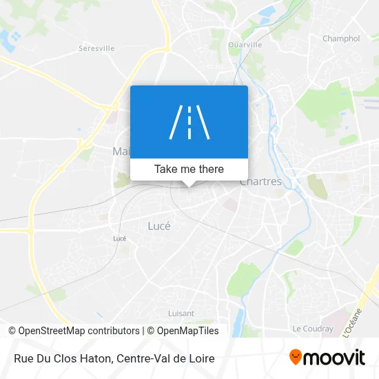 Rue Du Clos Haton map