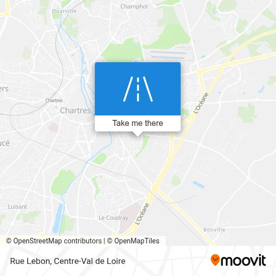 Rue Lebon map