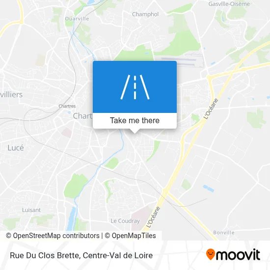 Rue Du Clos Brette map