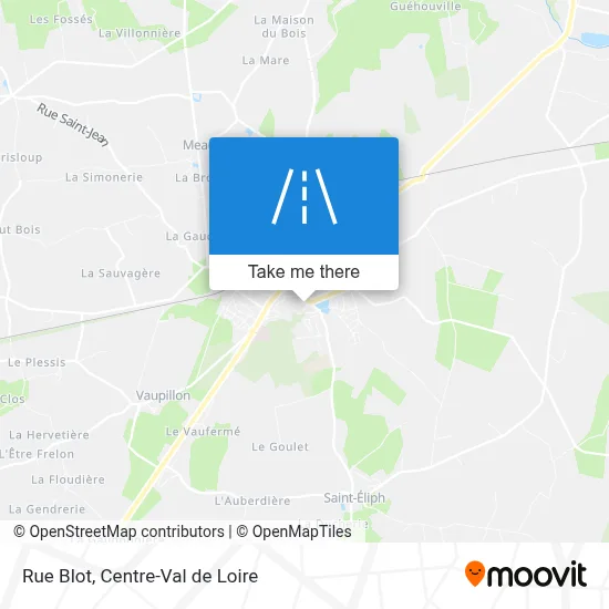 Rue Blot map