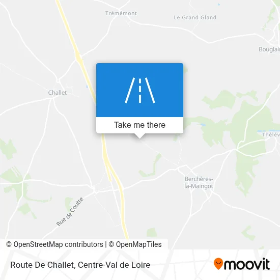 Route De Challet map