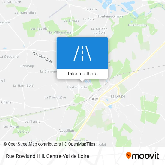 Rue Rowland Hill map