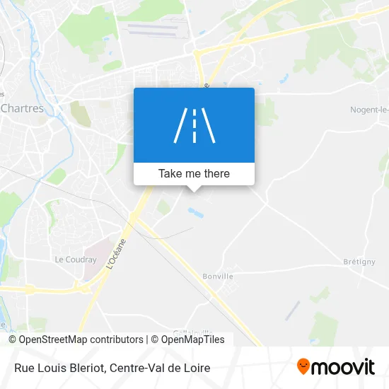Rue Louis Bleriot map