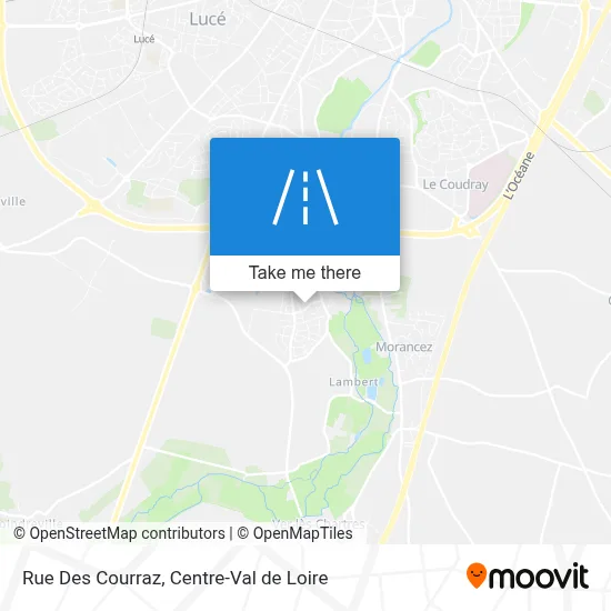 Rue Des Courraz map
