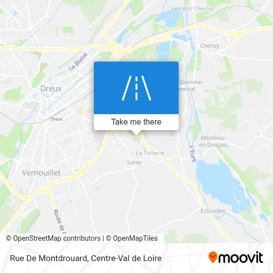 Rue De Montdrouard map