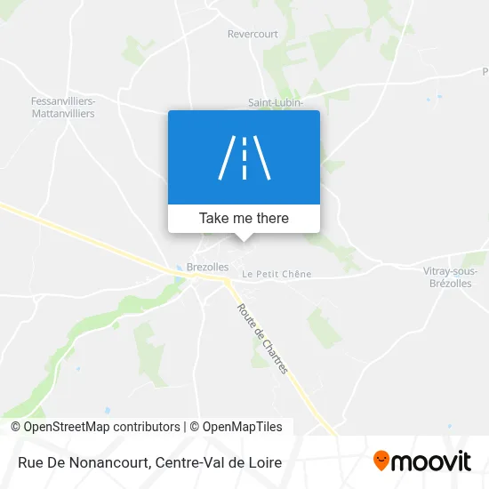 Rue De Nonancourt map