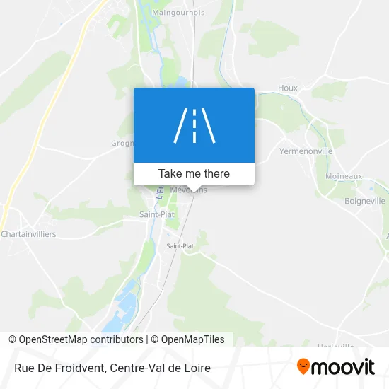 Rue De Froidvent map