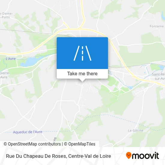 Rue Du Chapeau De Roses map
