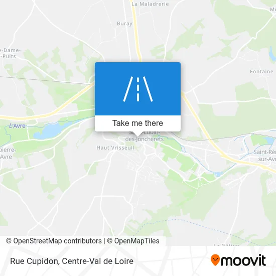 Rue Cupidon map