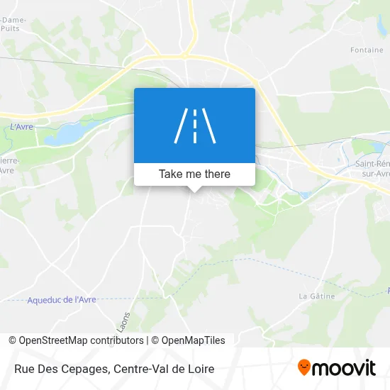 Rue Des Cepages map