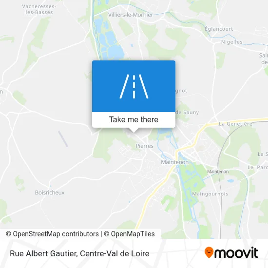 Rue Albert Gautier map
