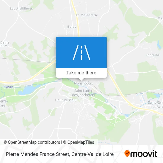 Rue Pierre Mendes France map
