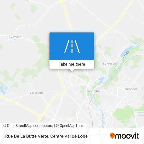 Rue De La Butte Verte map