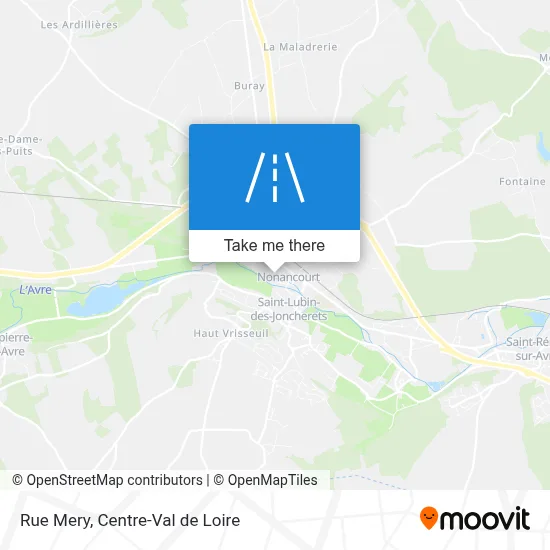 Rue Mery map