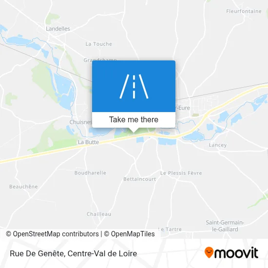 Rue De Genête map