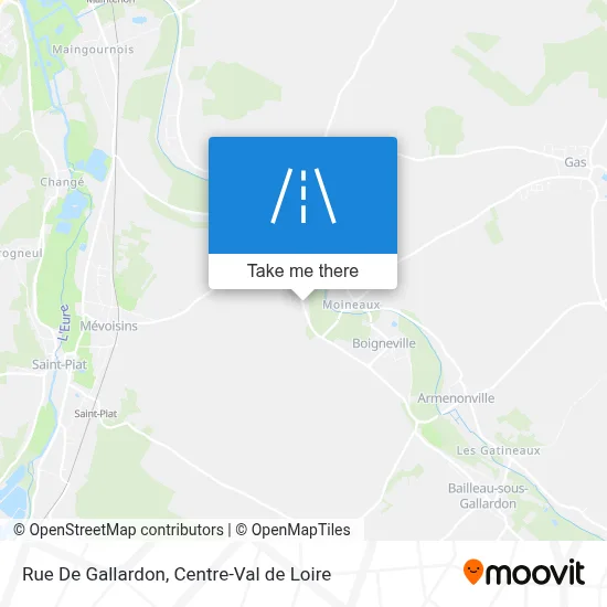 Rue De Gallardon map