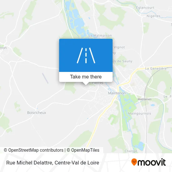 Rue Michel Delattre map