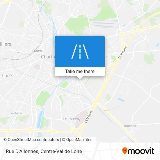 Rue D'Allonnes map