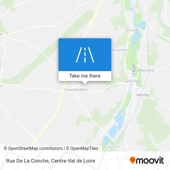 Rue De La Conche map