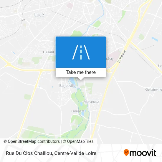 Rue Du Clos Chaillou map