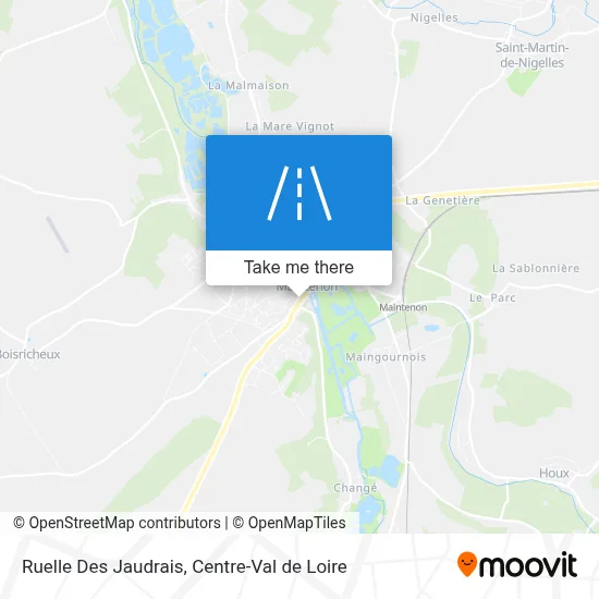 Ruelle Des Jaudrais map