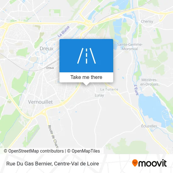 Rue Du Gas Bernier map