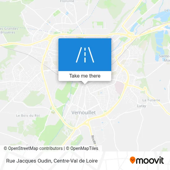 Rue Jacques Oudin map