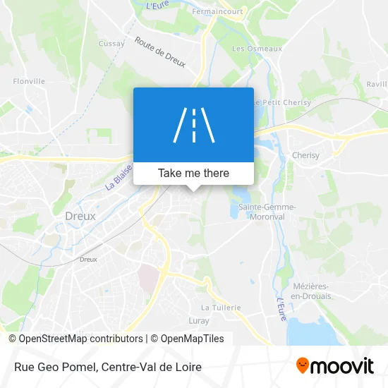 Rue Geo Pomel map