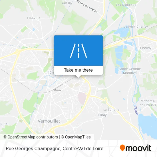 Rue Georges Champagne map
