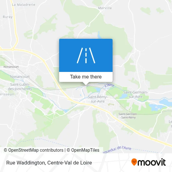 Rue Waddington map
