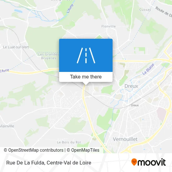 Rue De La Fulda map