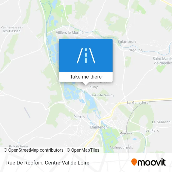 Rue De Rocfoin map