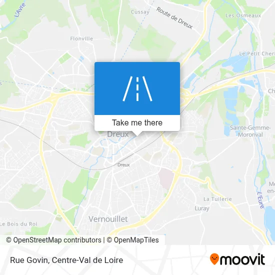 Rue Govin map